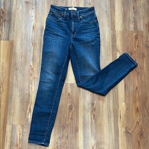 Madewell Dark Blue Skinny Jeans